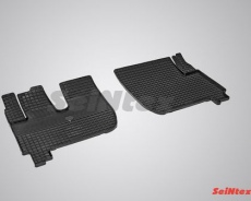 Коврики резиновые Seintex с узором сетка для салона Iveco Stralis 450ES 2005-2021